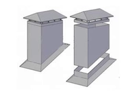 Зонты на дымоходы с коробами