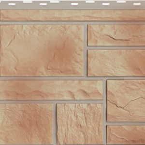 Цокольный сайдинг FineBer - Камень Бежевый