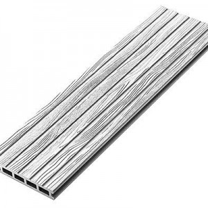 Террасная доска (декинг) из ДПК Unodeck Mogano слоновая кость