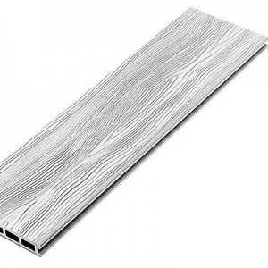 Террасная доска (декинг) из ДПК Unodeck Mogano слоновая кость