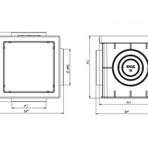 Дождеприемник Grand Line Gidrolica Point 200x200