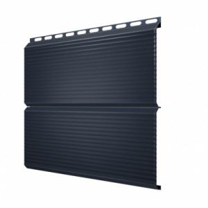 Металлический сайдинг Grand Line Экобрус gofr мокрый асфальт 0,5 Velur20