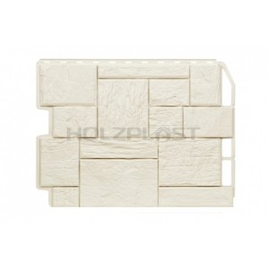 Фасадная панель Holzplast Туф Белый