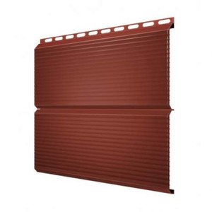 Металлический сайдинг Grand Line Экобрус gofr терракота 0,45 Drap