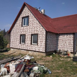 Выполнен монтаж крыши черепицей Docke Gold Кёльн Корица