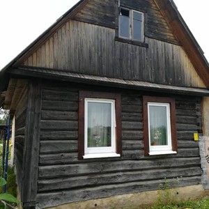 Отделка фасада сайдингом Я-фасад  крымский сланец (янтарь)