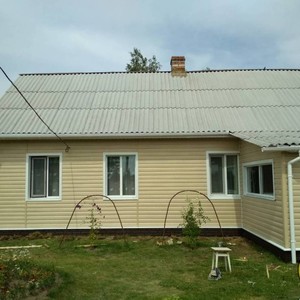 Монтаж 140м2 мягкой кровли