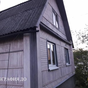 Отделка фасада панелями Канада Плюс Престиж Земляничный