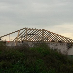 Монтаж 300м2 мягкой кровли