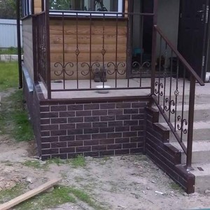 Монтаж цокольного сайдинга Альта-Профиль Кирпич Жженый