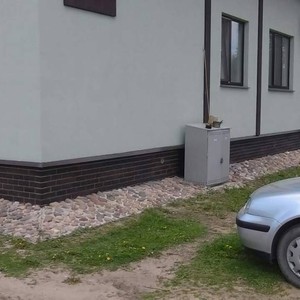 Монтаж цокольного сайдинга Альта-Профиль Кирпич Жженый