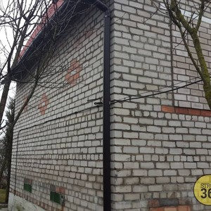 Отделка фасада панелями Канада Плюс Престиж Фисташковый