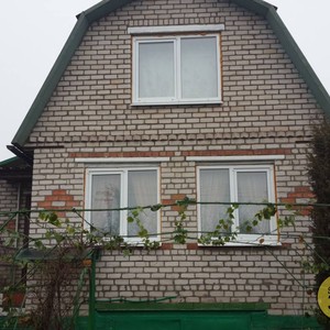 Отделка фасада панелями Канада Плюс Престиж Фисташковый