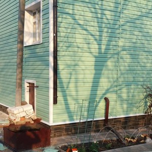 Отделка фасада панелями Канада Плюс Престиж Фисташковый