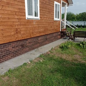 Монтаж цокольного сайдинга Альта-Профиль кирпич жжёный