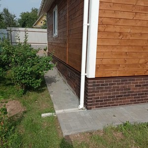 Монтаж цокольного сайдинга Альта-Профиль кирпич жжёный