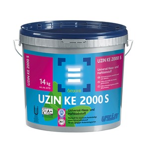 UZIN KE 2000 S Дисперсионный клей для винила, ковролина 6 кг