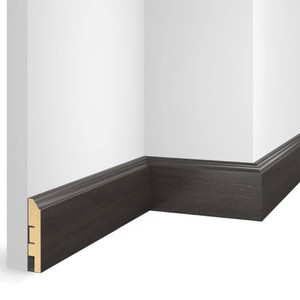 Плинтус Cosca Decor NanoFlex ЕP07 Дуб Бархатный 80x16x2400 мм