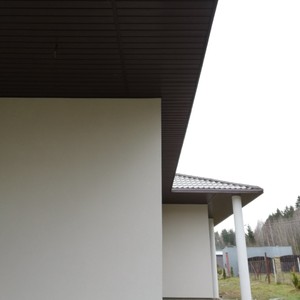 Монтаж софитов Ю-Пласт коричневый