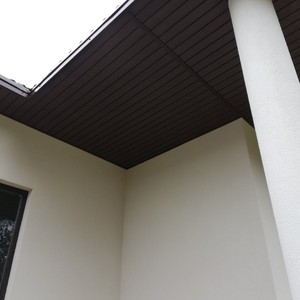 Монтаж софитов Ю-Пласт коричневый