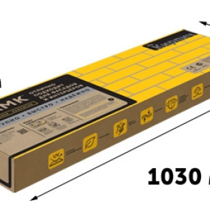 Фасадная система АМК Ряд Однотонный цвет 002