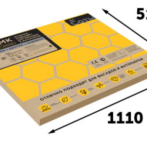 Фасадная система АМК Соты Микс 241